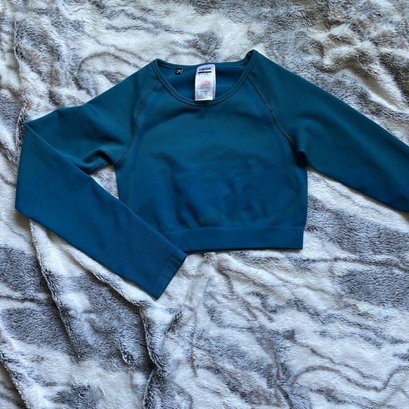 GYMSHARK Geo Seamless crop top - Picture 3 of 5